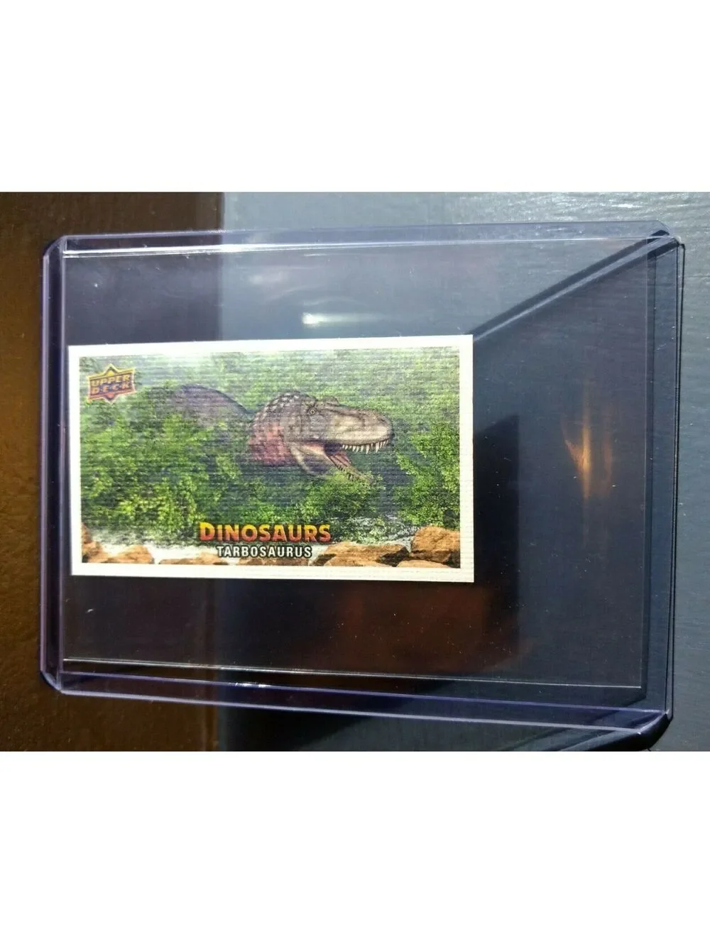 2015 Upper Deck Dinosaurs Canvas Mini Tarbosaurus #47 Trading Card